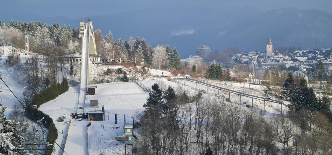 Pistenblume Apartment - Skipiste, Stadtzentrum Winterberg Dış mekan fotoğraf