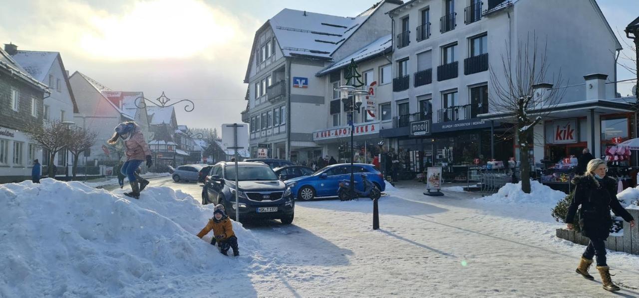 Pistenblume Apartment - Skipiste, Stadtzentrum Winterberg Dış mekan fotoğraf